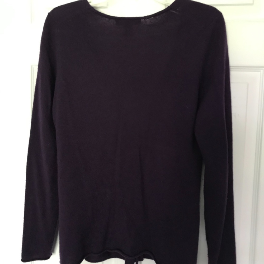 Cashmere Cache Drawstring Cardigan - Picture 3 of 4